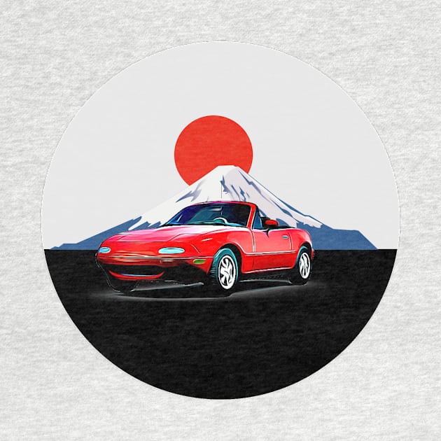 MX5 Japan Print by Auto-Prints